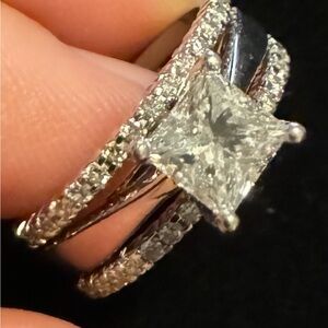 14K White Gold Solitaire Engagement Ring